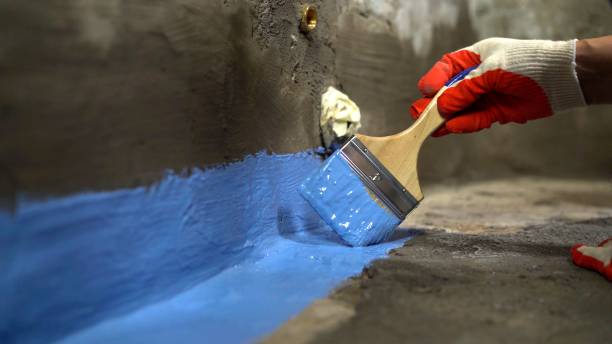 Commercial Basement Waterproofing project at a Alto, MI business property by SJ Waterproofing Pros